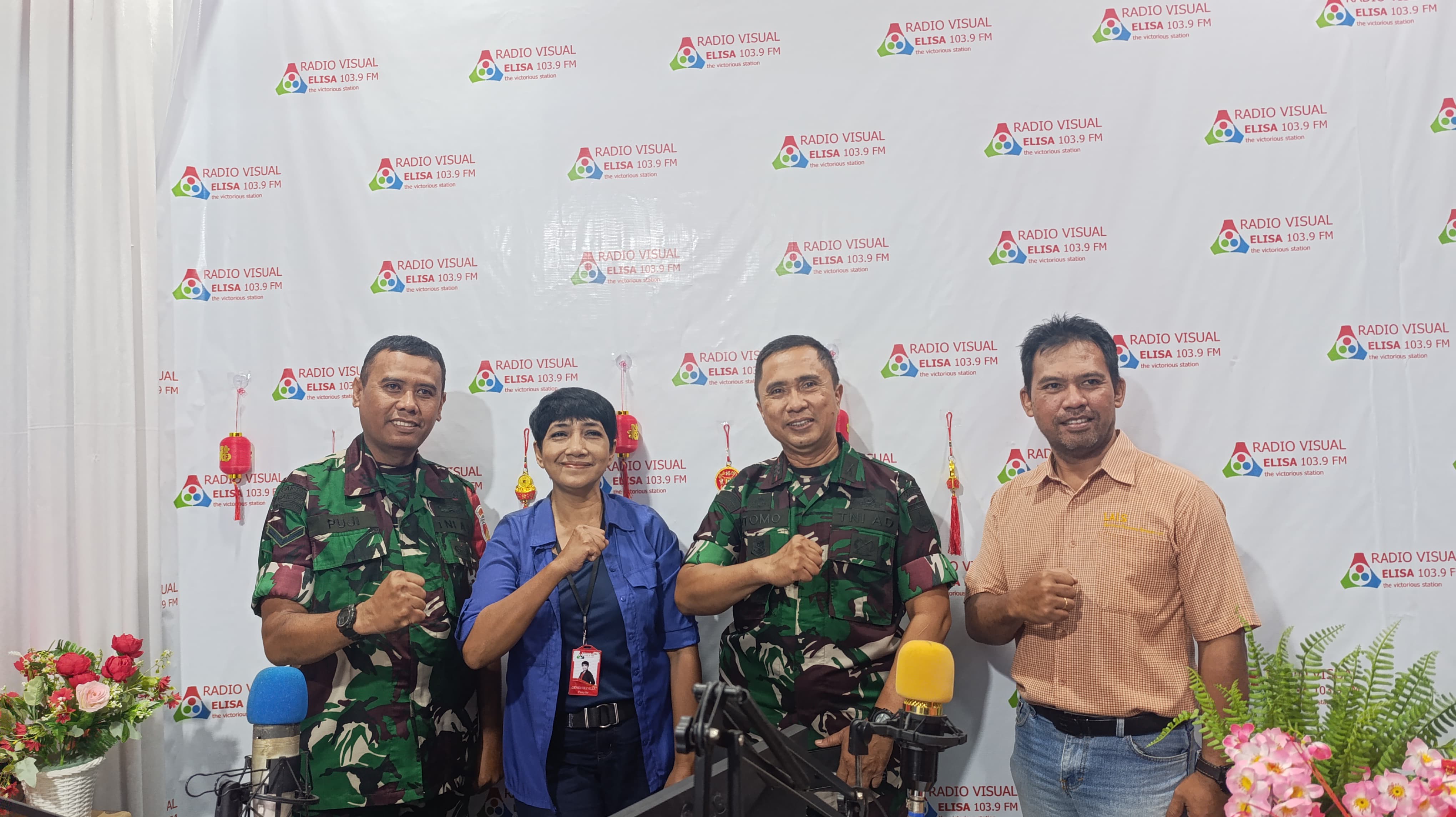 KUNJUNGAN DANRAMIL-16/TINGKIR SOSIALISASI PENERIMAAN PRAJURIT TNI AD